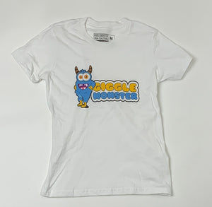 Giggle Monster White Youth T-Shirt